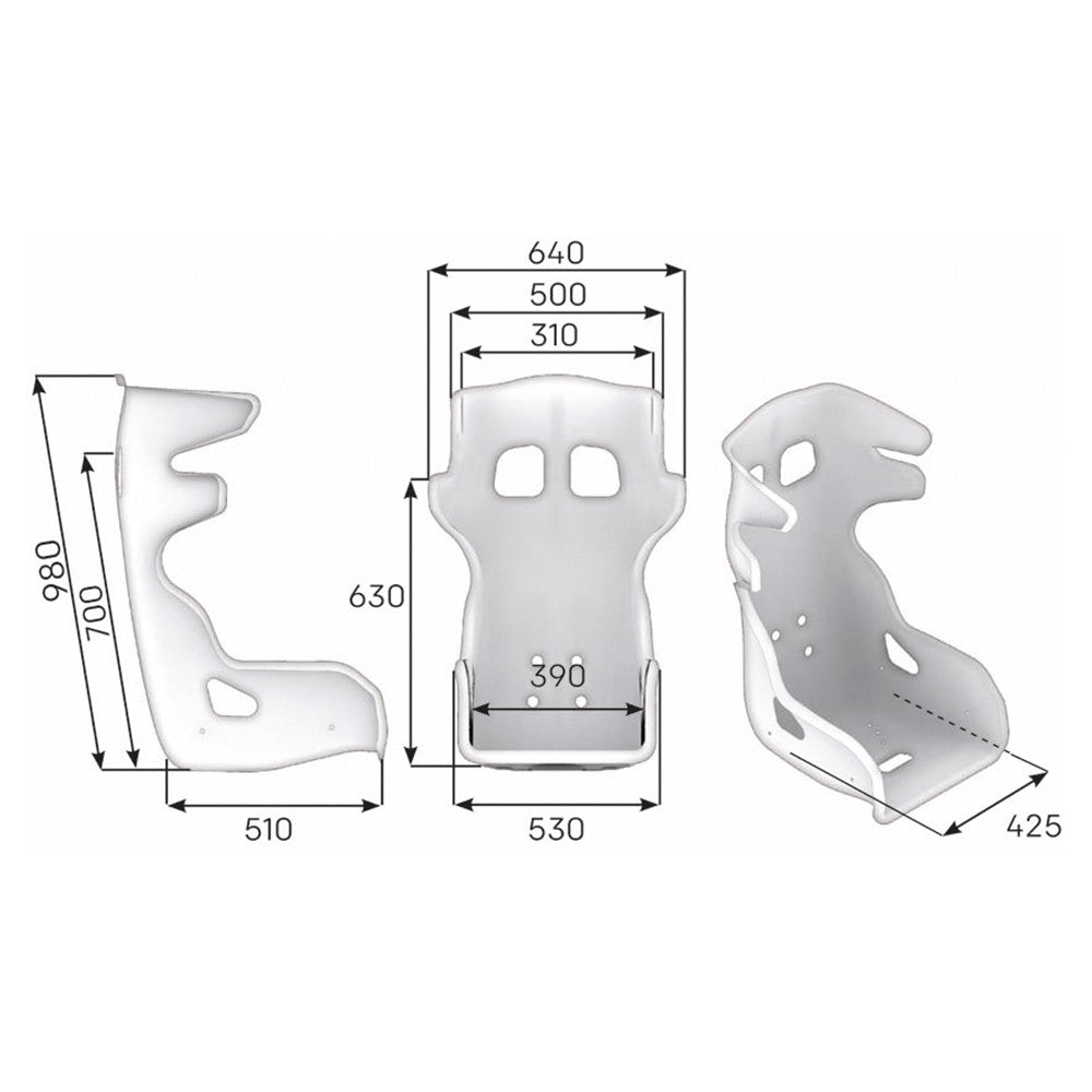 ASIENTO RACING OMP HTE EVO XL VTR FIA 8855-2021NEGRO - OMP original VRM Motorsports imagen 2