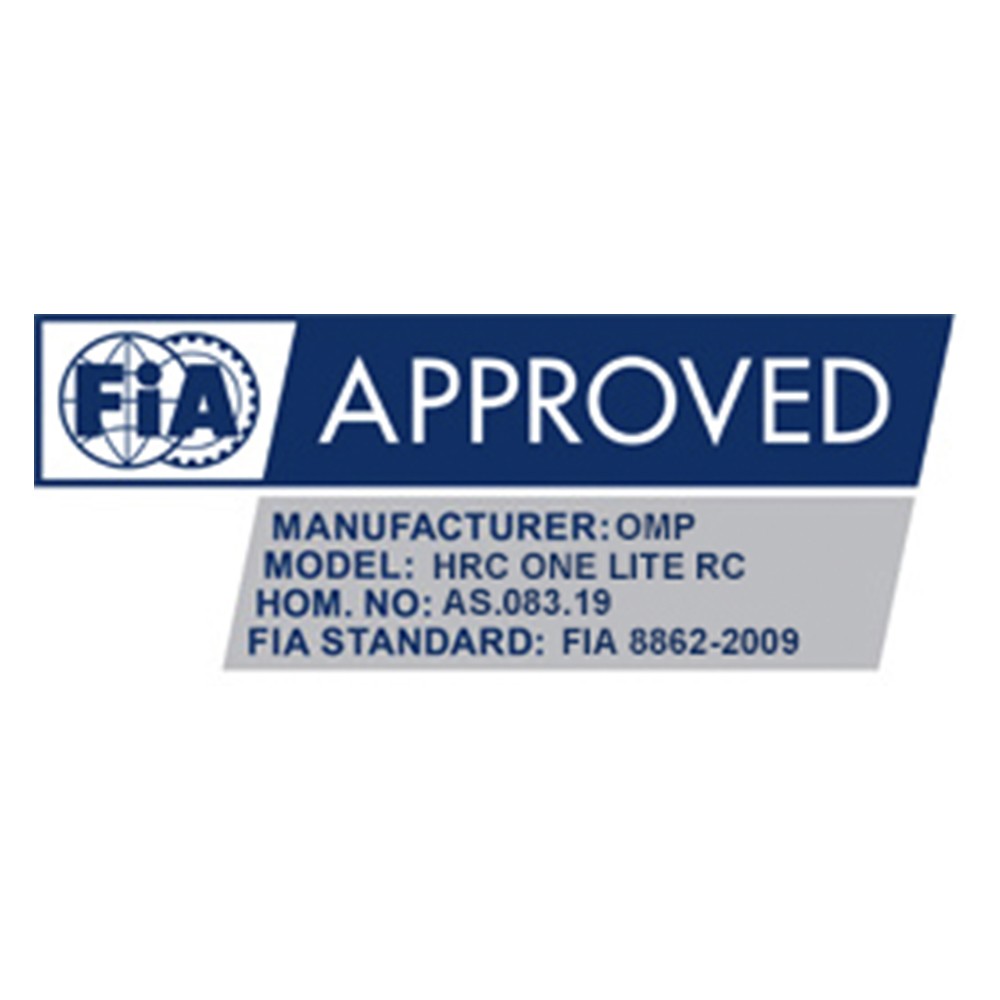 ASIENTO RACING OMP HRC ONE LITE FIA 8862-2009 NEGRO - OMP original VRM Motorsports imagen 4