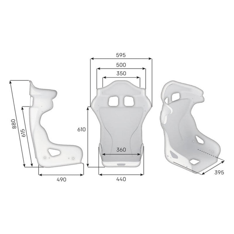 OMP HRC ONE LITE SEAT - OMP original VRM Motorsports imagen 3