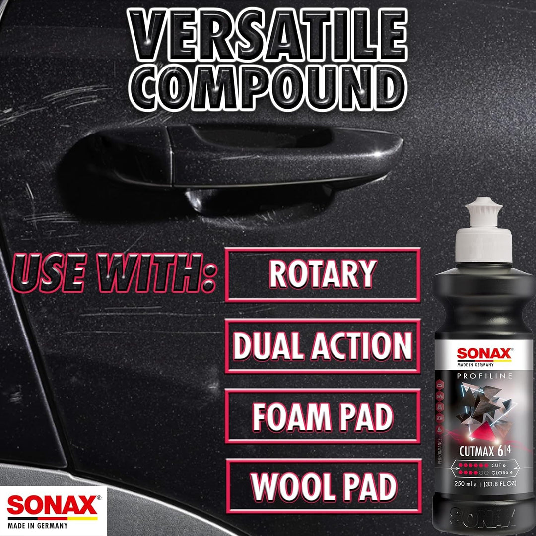 SONAX PROFILINE CUTMAX (250 ML) PASTA DE LIJADO ALTAMENTE ABRASIVA, ELIMINA RAYAS - Imagen 5 SONAX VRM Motorsports