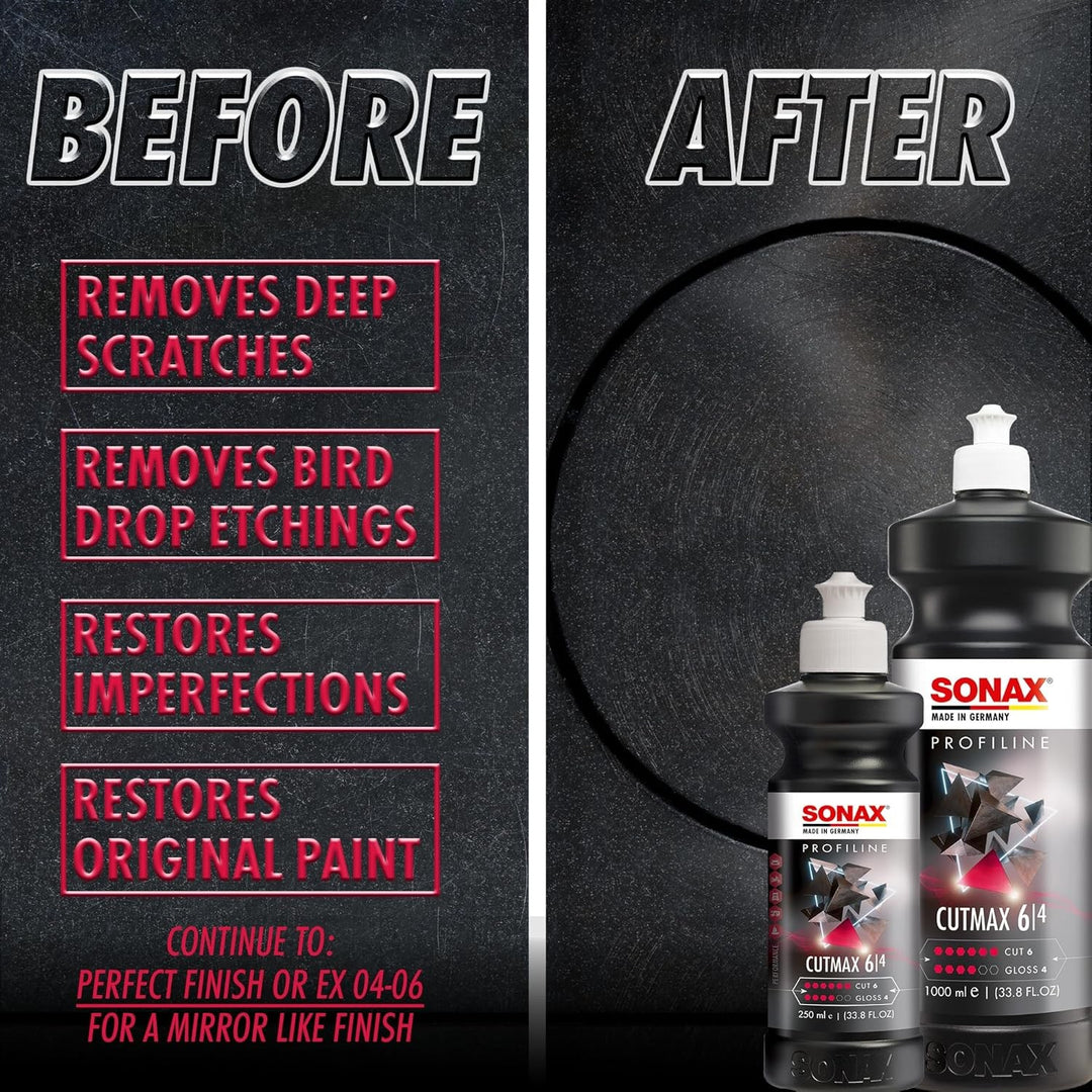 SONAX PROFILINE CUTMAX (250 ML) PASTA DE LIJADO ALTAMENTE ABRASIVA, ELIMINA RAYAS - Imagen 6 SONAX VRM Motorsports