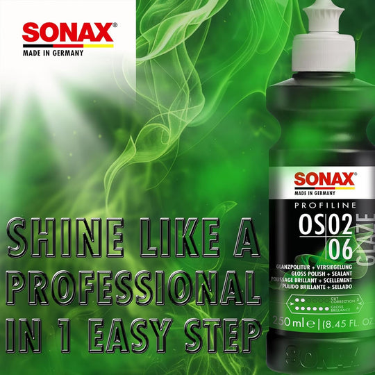 SONAX PROFILINE OS 02-06 (250 ML) ABRILLANTADOR TODO-EN-UNO CON SELLADO RÁPIDO - Imagen 5 SONAX VRM Motorsports