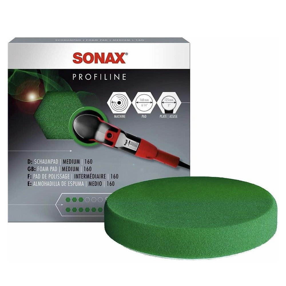 SONAX ESPONJA DE PULIDO VERDE 160 (MEDIO) - SONAX original VRM Motorsports