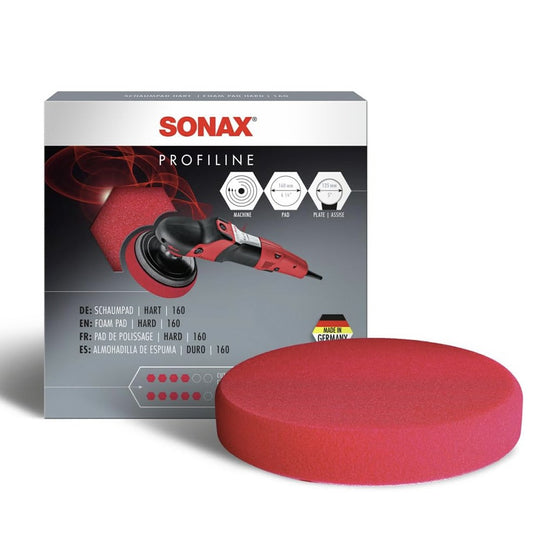 SONAX 3 ESPONJAS PARA PULIR COLOR ROJO 160 (DURO) - SONAX original VRM Motorsports