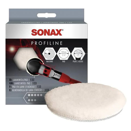 SONAX ALMOHADILLA DE LANA 133? (1 UNIDAD) PARA PULIMENTOS ABRASIVOS - SONAX original VRM Motorsports