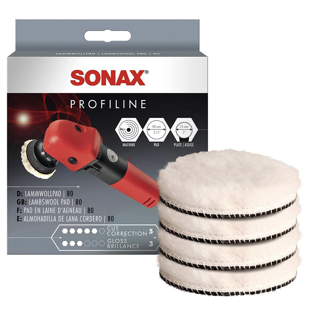 SONAX ALMOHADILLA DE LANA DE CORDERO 80 - SONAX original VRM Motorsports