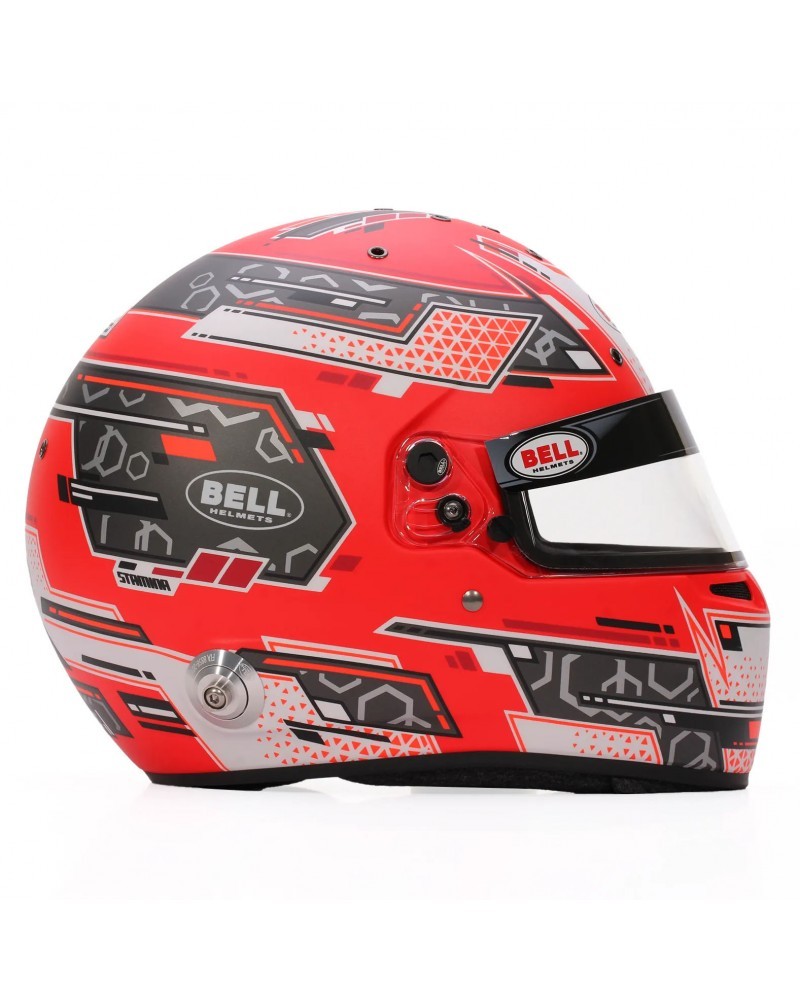 Casco Bell Rs7 Stamina Antracita/Rojo (Hans)Talla 61+ Fia8859-2024/Sa2020 - imagen 2 | VRM Motorsports
