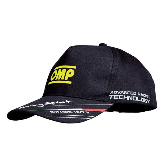 GORRA OMP - PARA NIÑOS NEGRO OMP RACING | VRM Motorsports