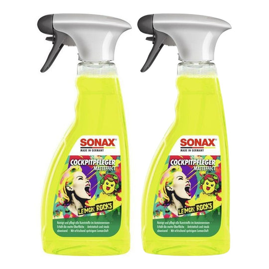 SONAX PACK X2 LIMPIA SALPICADEROS MATT EFFECT LEMON ROCKS - SONAX original VRM Motorsports