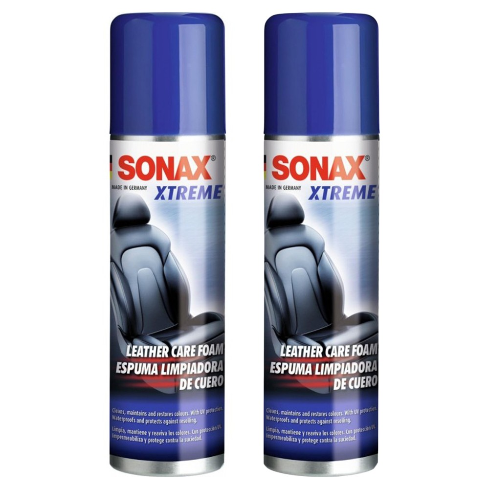SONAX PACK X2 XTREME ESPUMA LIMPIADORA DE CUERO 250ML - SONAX original VRM Motorsports