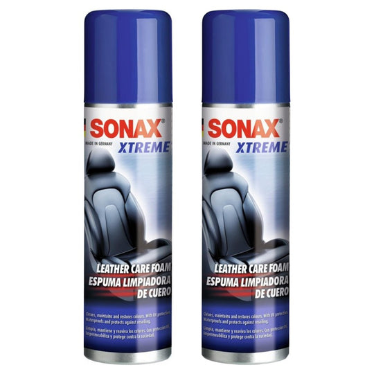 SONAX PACK X2 XTREME ESPUMA LIMPIADORA DE CUERO 250ML - SONAX original VRM Motorsports