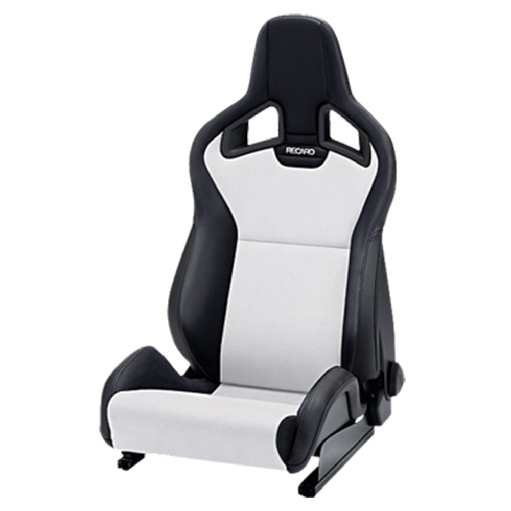 Asiento RECARO Cross Sportster CS Airbag Calefaccion Piel Artificial Negro/Dinamica Gris Piloto - RECARO original VRM Motorsports
