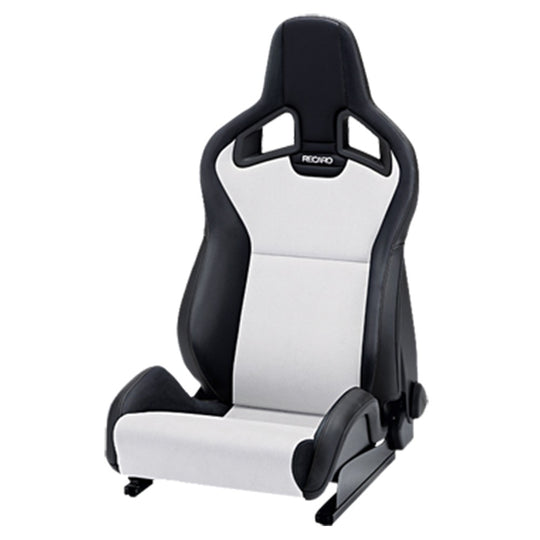 Asiento RECARO Cross Sportster CS Airbag Calefaccion Piel Artificial Negro/Dinamica Gris Piloto - RECARO original VRM Motorsports