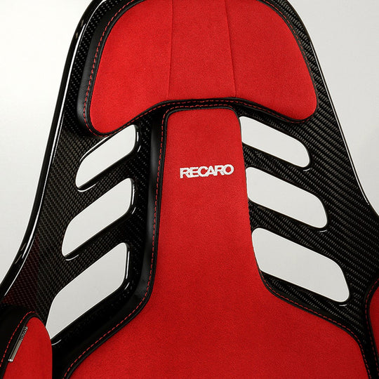 Asiento RECARO Podium Gf Alcantara Rojo/Cuero Negro Talla L Piloto - Imagen 4 RECARO VRM Motorsports