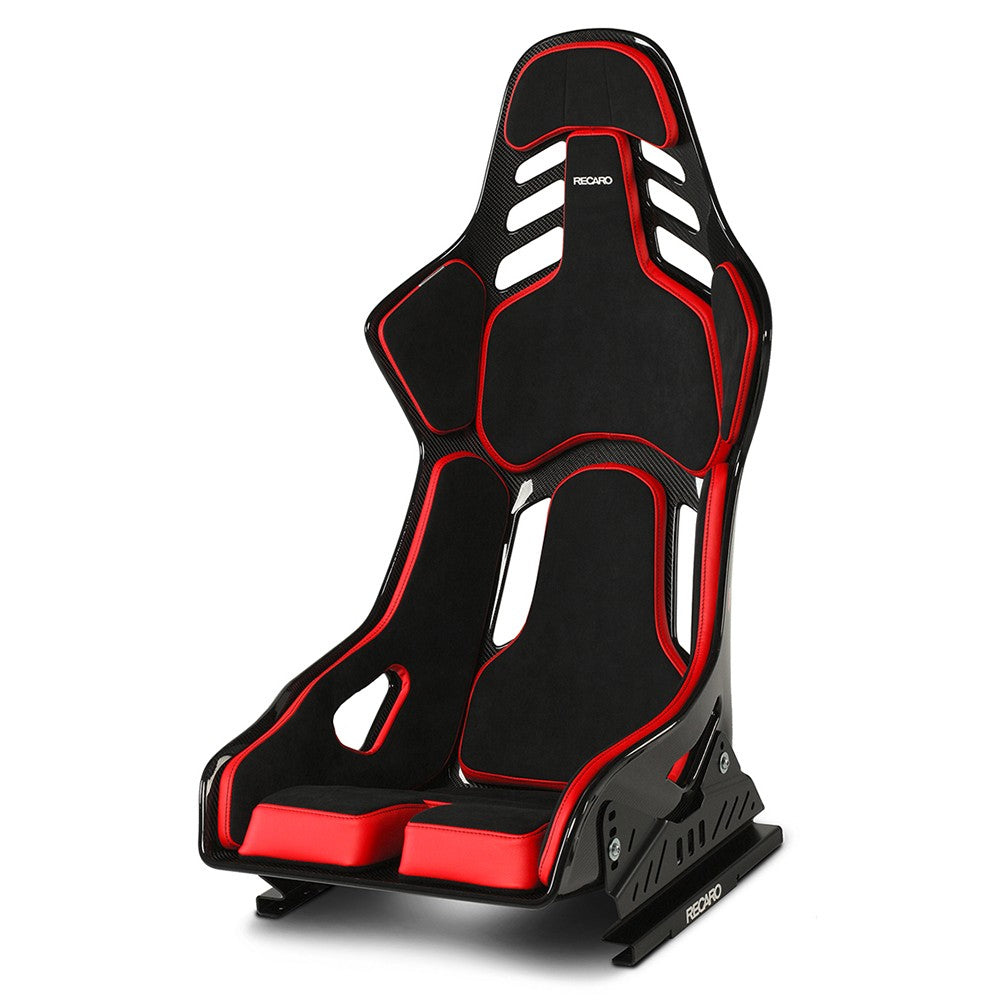 Asiento RECARO Podium Gf Alcantara Negro/cuero Rojo Talla M Piloto - imagen 2 VRM Motorsports