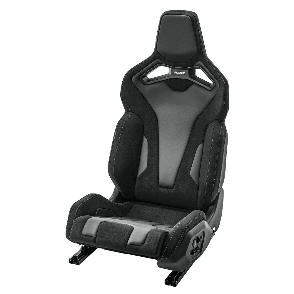 Asiento RECARO Sport C 5Dr Airbag Calefaccion Cuero Negro/Dinamica Negro Piloto - RECARO original VRM Motorsports