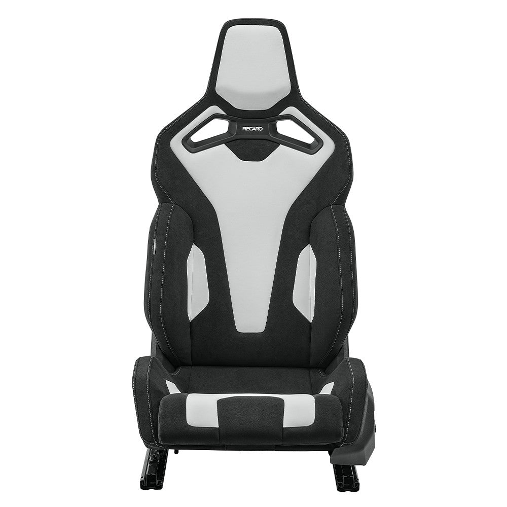 Asiento RECARO Sport C 5Dr Airbag Calefaccion Cuero Blanco/Dinamica Negro Copiloto - RECARO original VRM Motorsports