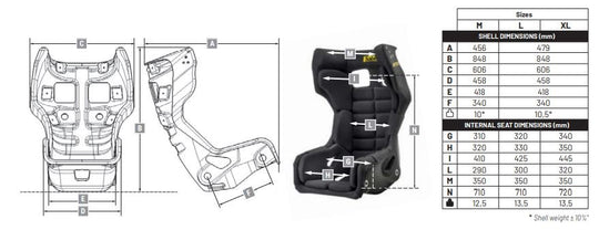 Sparco Asiento Sabelt GT-X Gt3 Carbono Fia8862-2009 Solo Circuito Talla M - Sparco original VRM Motorsports imagen 3
