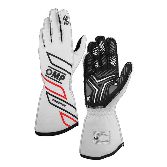 GUANTES OMP ONE-S MY2025 FIA 8856-2018 BLANCO TALLA XL - OMP original VRM Motorsports imagen 1