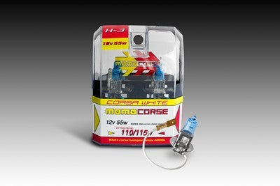 BOMBILLAS MOMO SUPER BLANCA 55W H3 (DESCATALOGADO) MOMO | VRM Motorsports