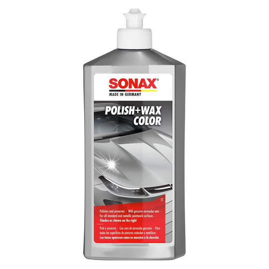 SONAX ABRILLANTADOR + CERA PLATA/GRIS 250ML - SONAX original VRM Motorsports