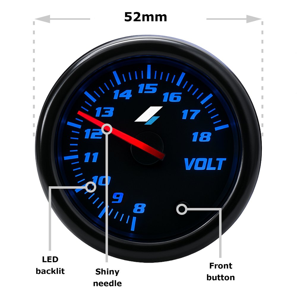Sparco Reloj Occ Motorsport 52Mm Voltimetro - Sparco original VRM Motorsports imagen 4
