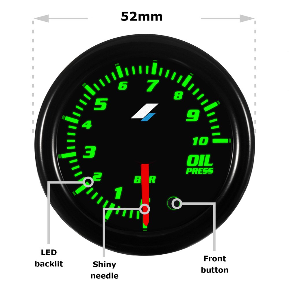 Sparco Reloj Occ Motorsport 52Mm Presion Aceite - Sparco original VRM Motorsports imagen 4