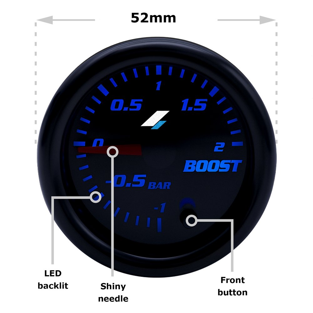 RELOJ OCC MOTORSPORT 52MM PRESION TURBO - OCC Motorsport - VRM Motorsports