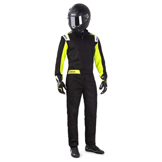 Sparco Mono Rookie 2020 Talla L Negro/Amarillo - Sparco original VRM Motorsports imagen 2