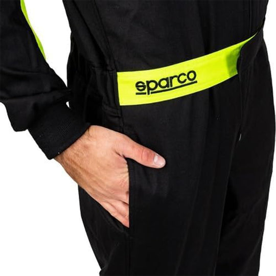 Sparco Mono Rookie 2020 Talla M Negro/Amarillo - Sparco original VRM Motorsports imagen 3
