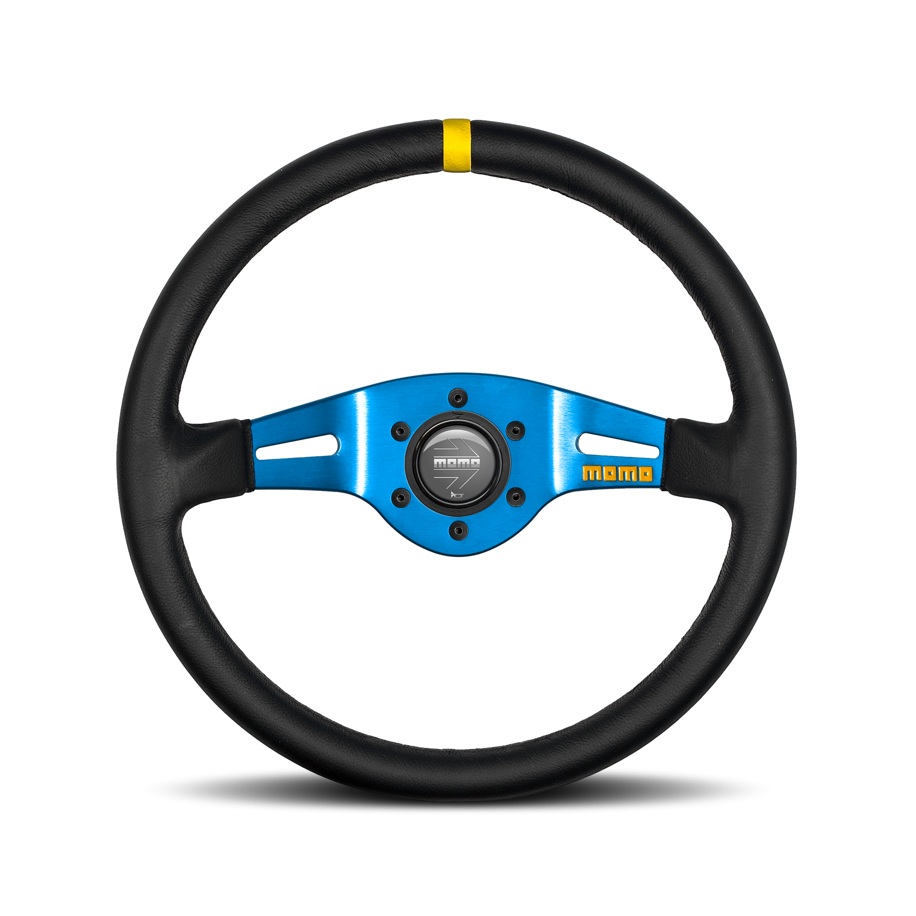 Sparco Volante Deportivo Momo Mod.03 350 Negro Azul - Sparco original VRM Motorsports imagen 1