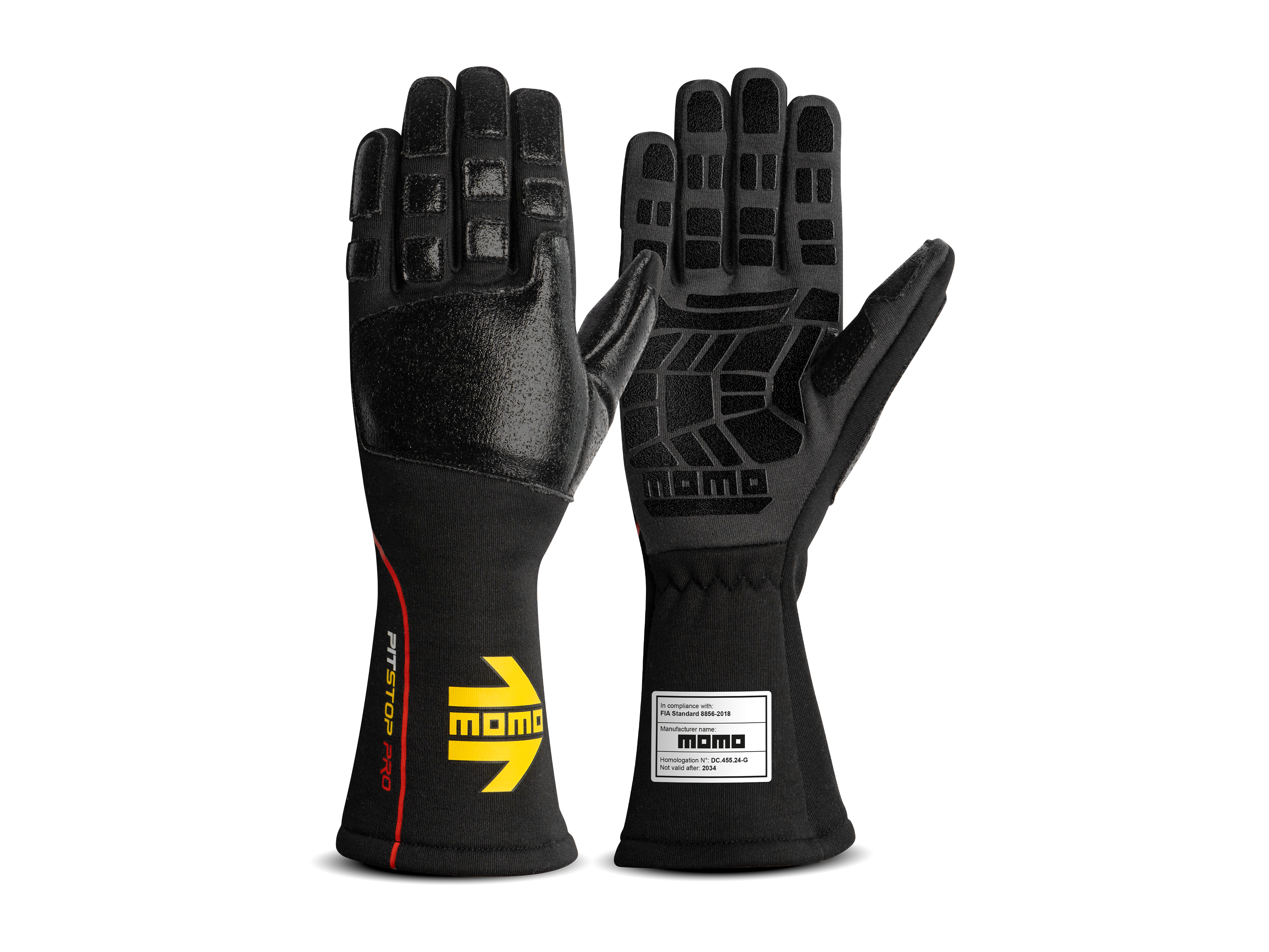 Sparco Guantes Mech. Pit Stop Pro Negro FIA L/11 - Sparco original VRM Motorsports imagen 1