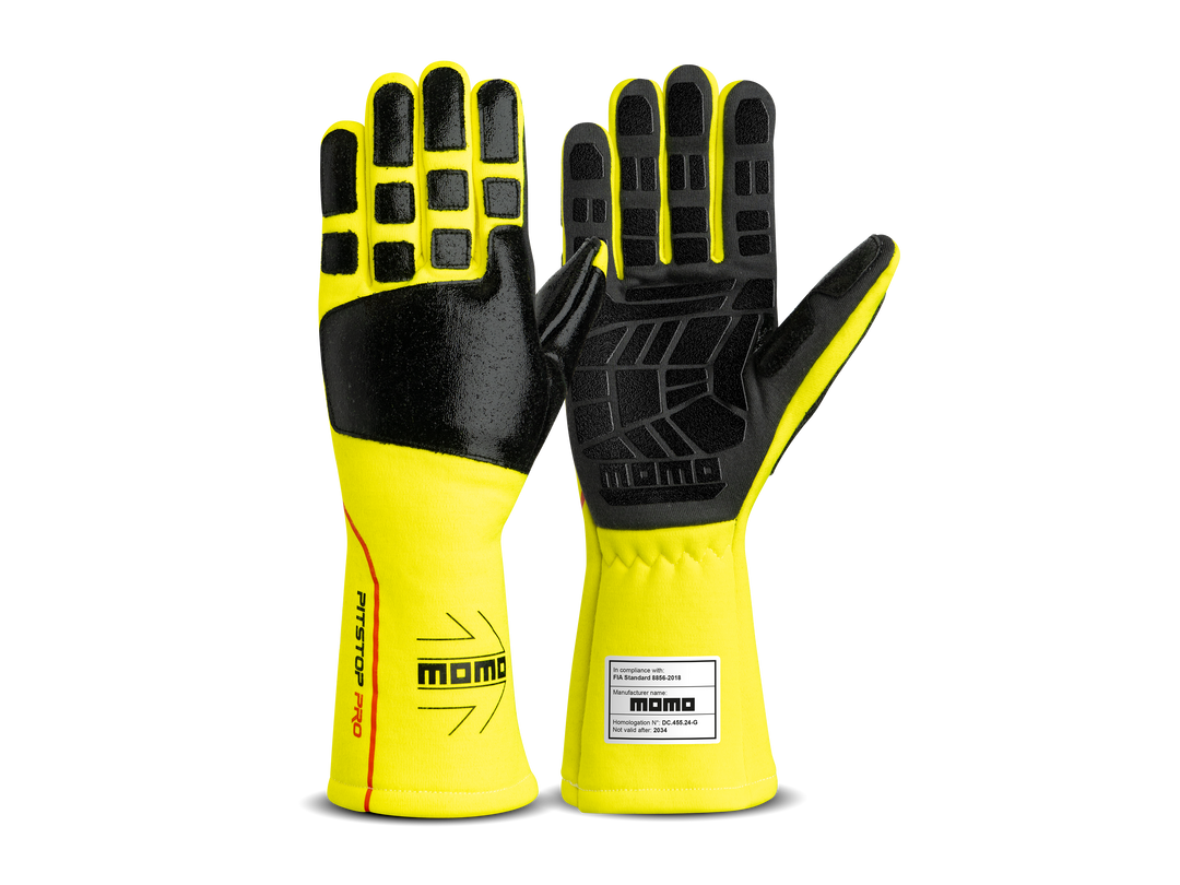 Sparco Guantes Mecanico Pit Stop Pro Amarillo FIA M/10 - Sparco original VRM Motorsports imagen 1