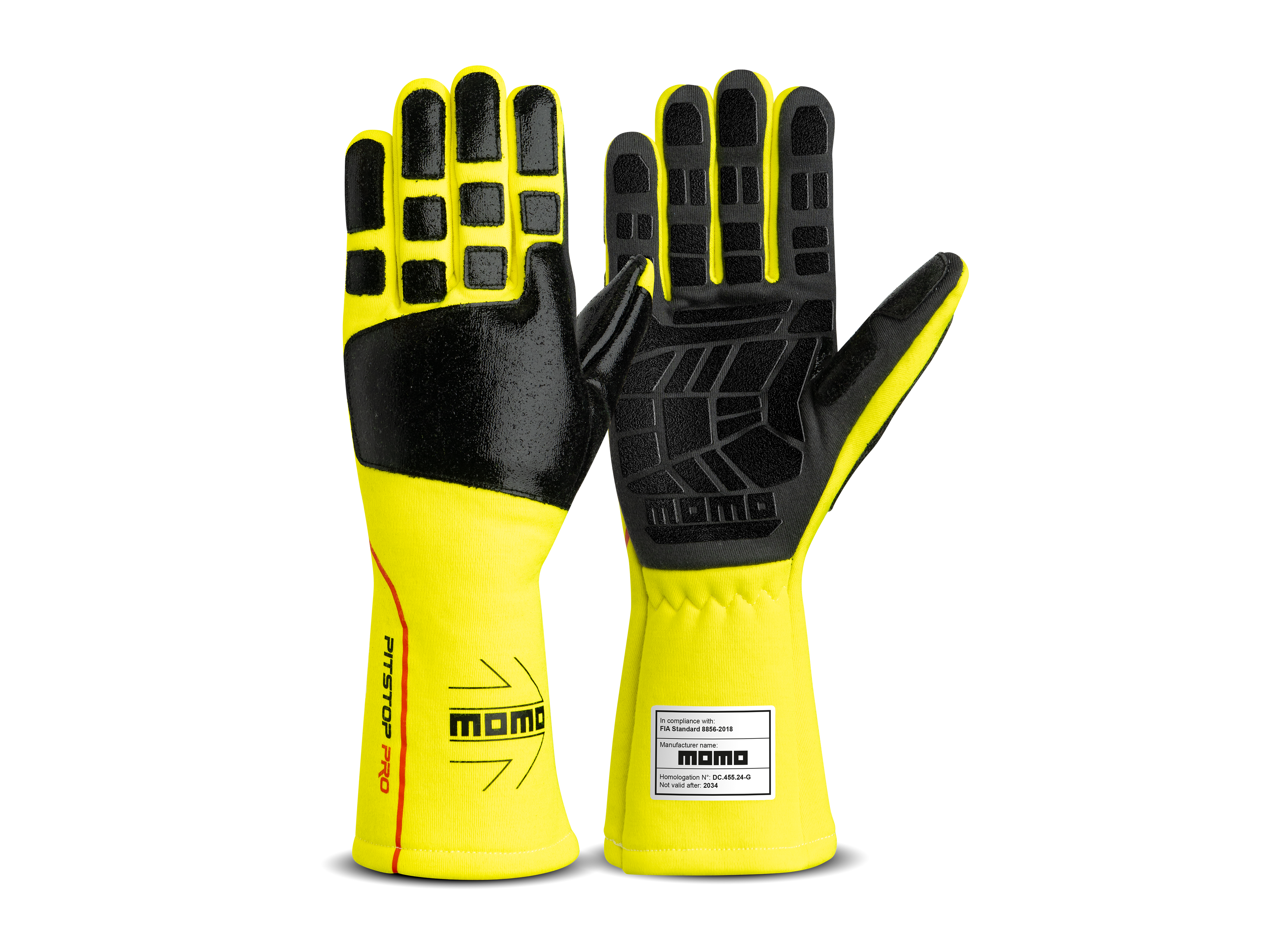 Sparco Guantes Mecanico Pit Stop Pro Amarillo FIA M/10 - Sparco original VRM Motorsports imagen 1