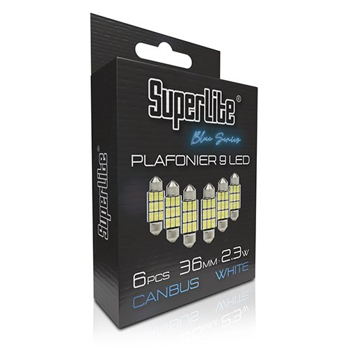 PLUS POWER PACK BOMBILLA PLAFONIER 36MM 6 PCS CANBUS WHITE