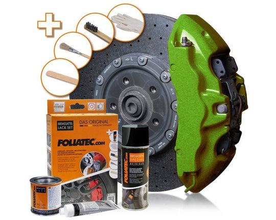 Foliatec Juego De Laca Para Pinzas De Freno Verde Metálico De Alto Rendimiento - Foliatec original VRM Motorsports