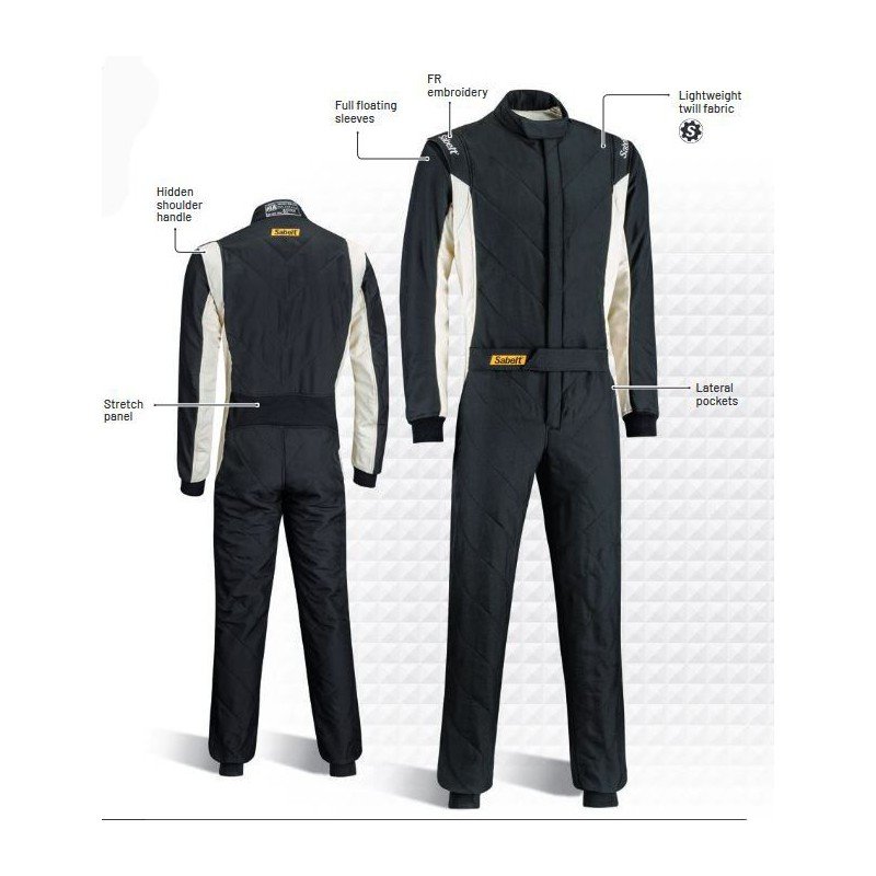 Sparco Traje FIA Ts1 Rocket Fia8856-2018 Negro Talla Xl - Sparco original VRM Motorsports imagen 2