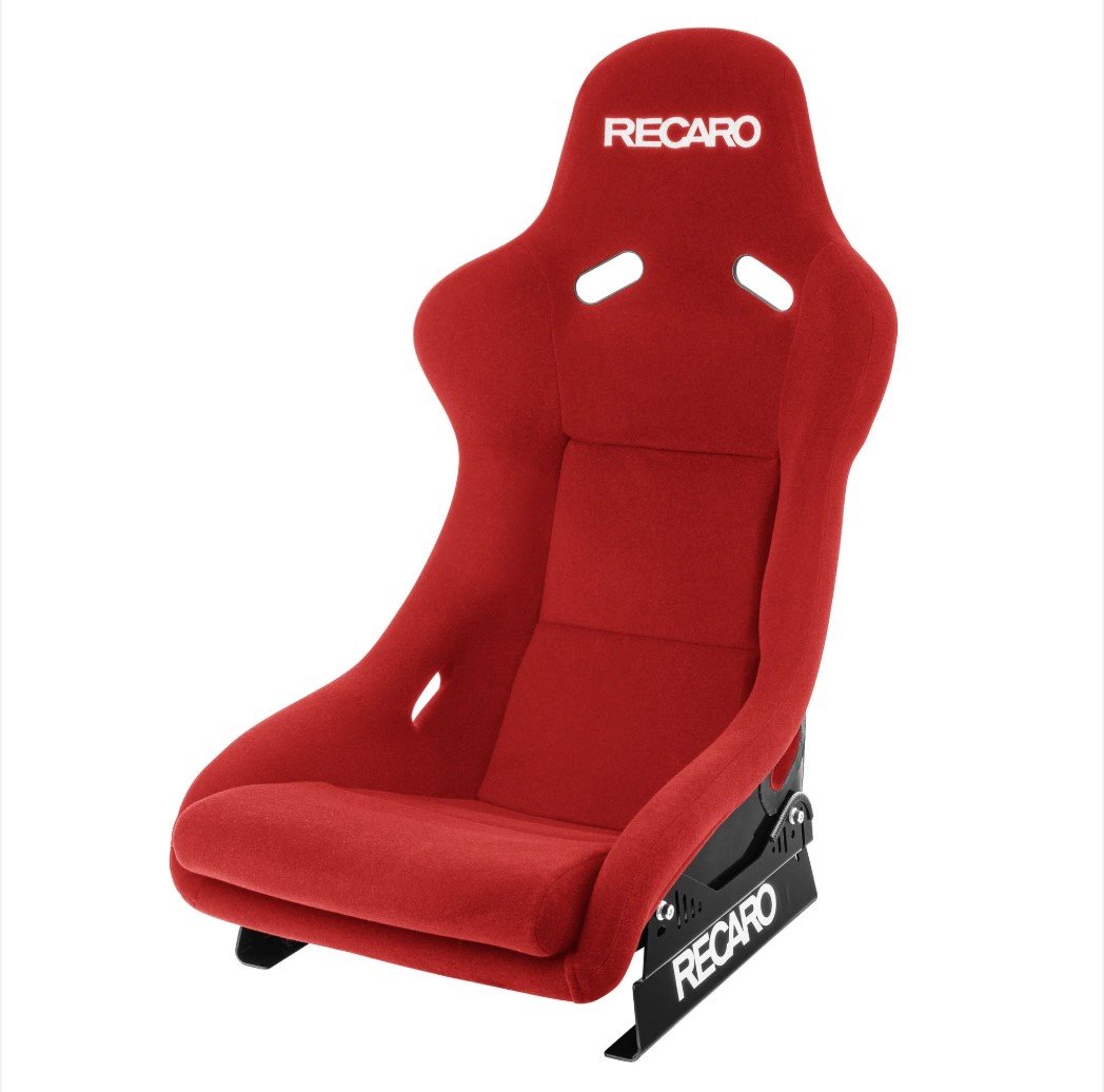 Asiento RECARO (FIA) Pole Position - Velour Rojo Piloto&copiloto - imagen 5 VRM Motorsports