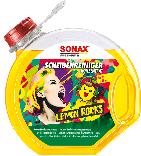 SONAX LIMPIA PARABRISAS CONCENTRADO LEMON ROCKS AROMA LIMON - SONAX original VRM Motorsports