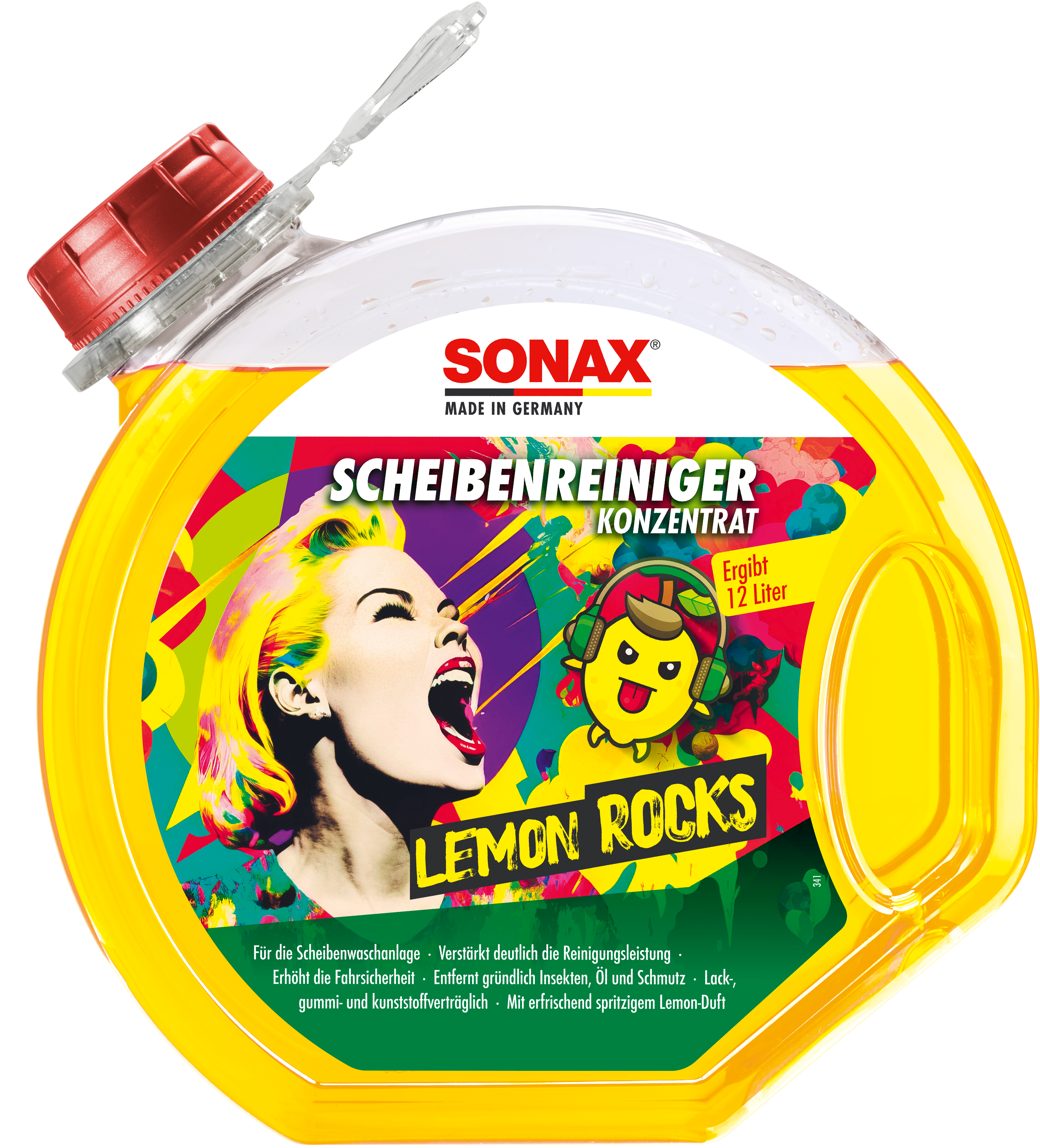 SONAX LIMPIA PARABRISAS CONCENTRADO LEMON ROCKS AROMA LIMON - SONAX original VRM Motorsports