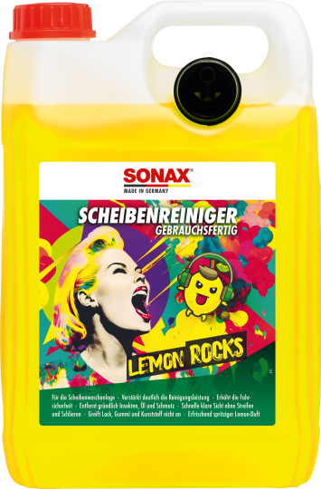 SONAX LIMPIADOR DE PARABRISAS LISTO PARA USO AROMA LEMON ROCKS - SONAX original VRM Motorsports