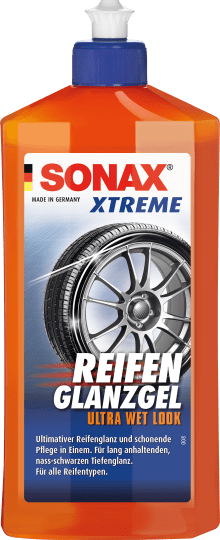 SONAX PRO NEUMÁTICOS CON ASPECTO NEGRO BRILLANTE Y ACABADO HÚMEDO - SONAX original VRM Motorsports
