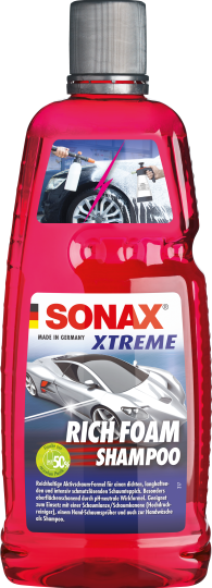 SONAX CHAMPÚ ESPUMOSO ELIMINA SUCIEDAD Y DEJA FRAGANCIA A BAYAS EN TODO VEHÍCULO - SONAX original VRM Motorsports