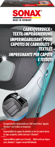 SONAX SELLADOR E IMPREGNANTE PARA CAPOTAS DESCAPOTABLES DE TELA OSCURAS - SONAX original VRM Motorsports