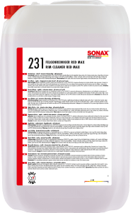 SONAX POTENTE LIMPIADOR PROFESIONAL DE LLANTAS CON CAMBIO DE COLOR INTENSO - SONAX original VRM Motorsports