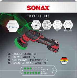 SONAX ESPONJA PORO ABIERTO ALTA DENSIDAD DUREZA MEDIA PARA PULIDO A MAQUINA - SONAX original VRM Motorsports