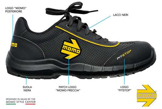 Sparco Zapatillas Mech. Parada De Pit Negro 44 - Sparco original VRM Motorsports imagen 3