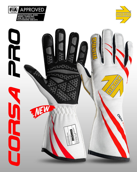 Sparco Guantes Corsa Pro Blanco 12 - Sparco original VRM Motorsports imagen 1