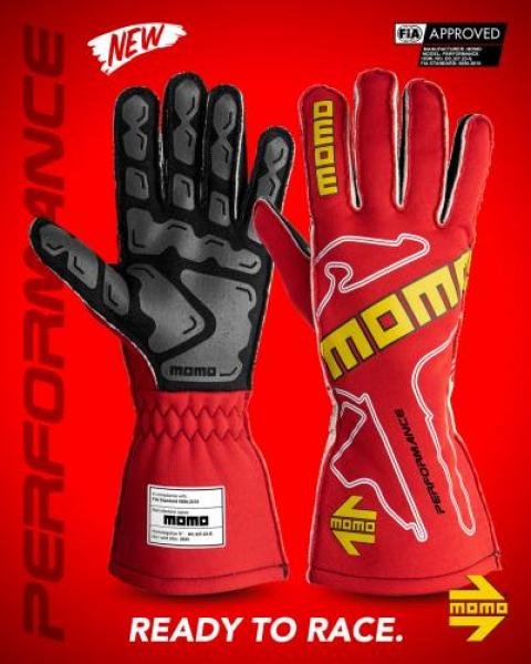 Sparco Guantes Performance Rojo 08 - Sparco original VRM Motorsports imagen 1