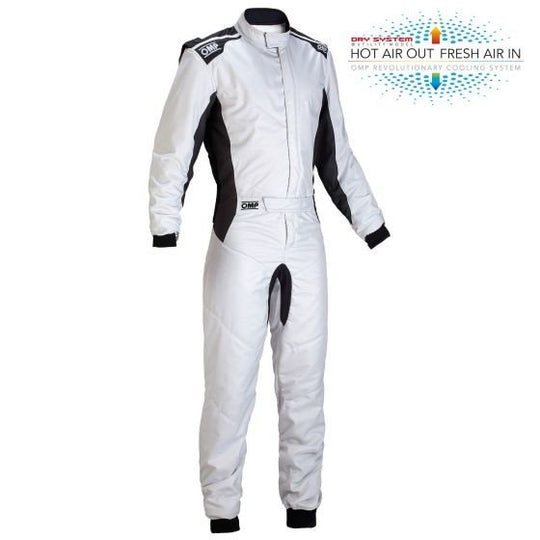 OMP TRAJE DE CARRERAS ONE-S FIA 8856-2018 GRIS PLATA TALLA 46 - OMP original VRM Motorsports imagen 1